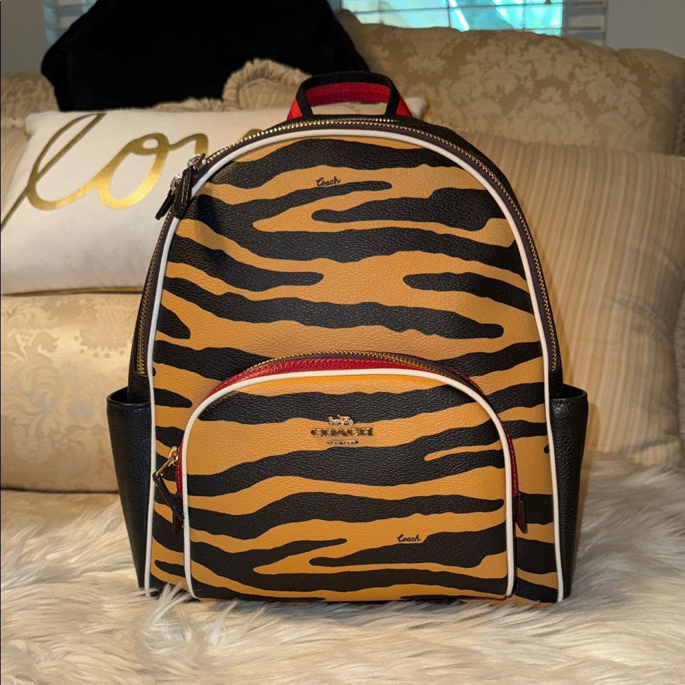 Coach Lunar New Year Tiger Court Backpack C